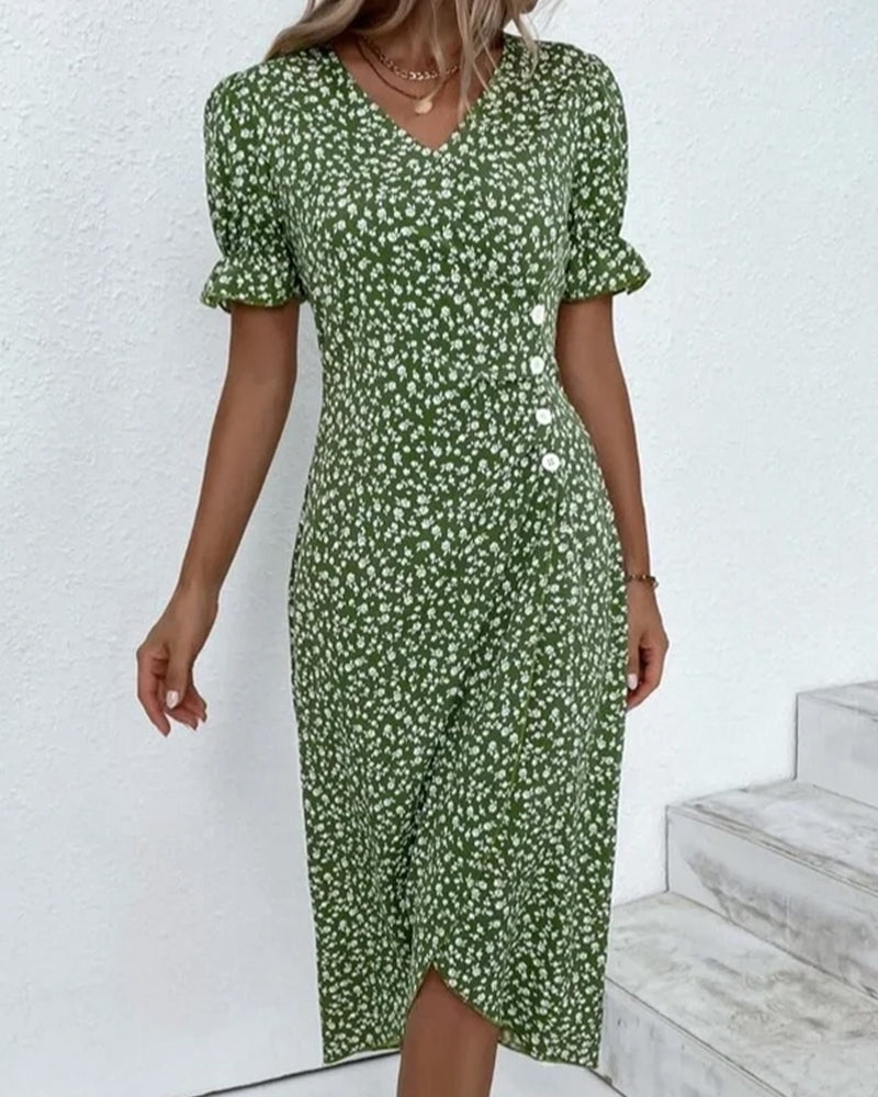 Yara® | Fine Dress With Buttons