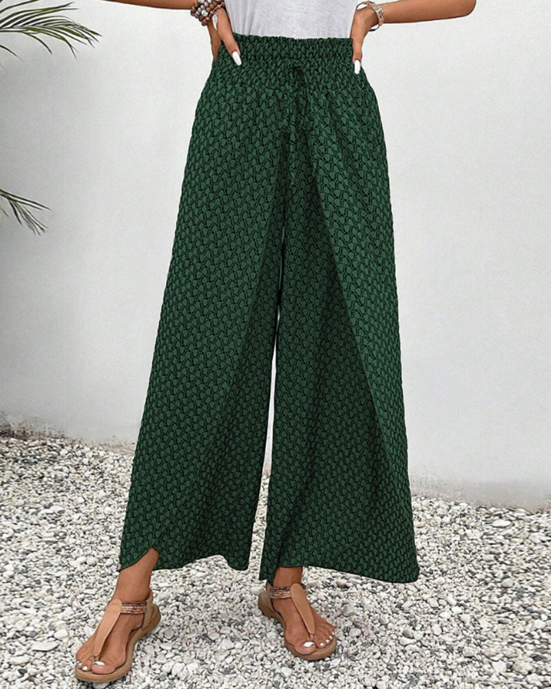 Emilia® | Women'S Trousers With Geometric Print