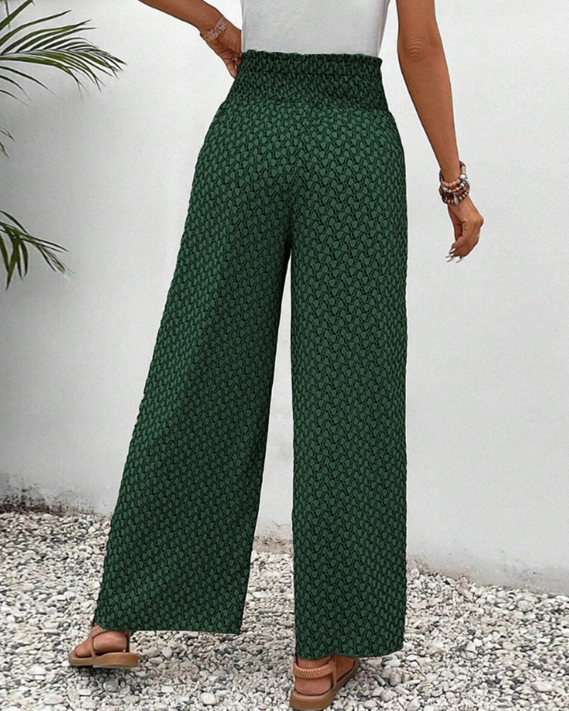 Emilia® | Women'S Trousers With Geometric Print