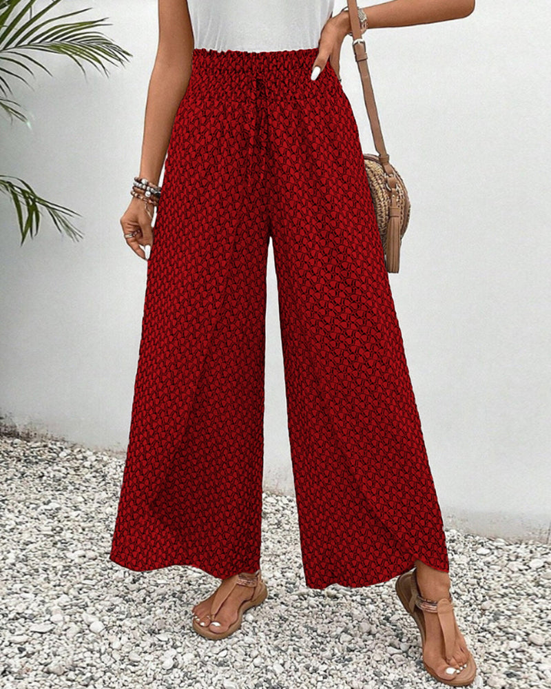 Emilia® | Women'S Trousers With Geometric Print