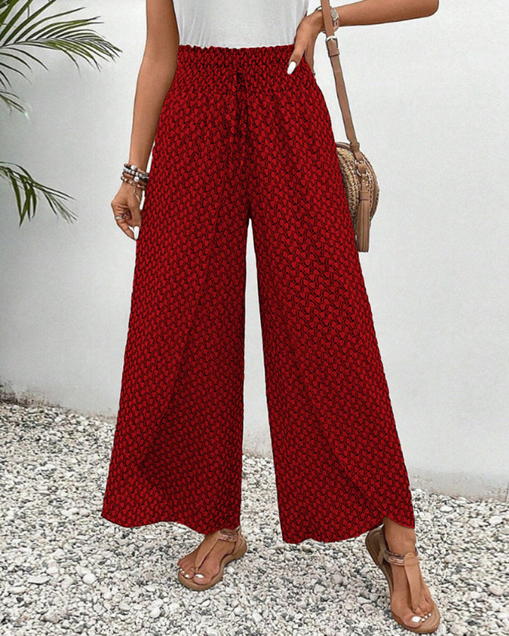 Emilia® | Women'S Trousers With Geometric Print