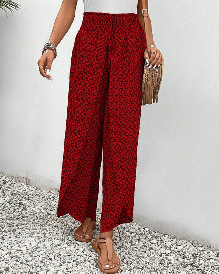 Emilia® | Women'S Trousers With Geometric Print