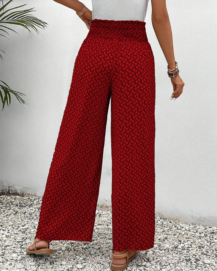 Emilia® | Women'S Trousers With Geometric Print