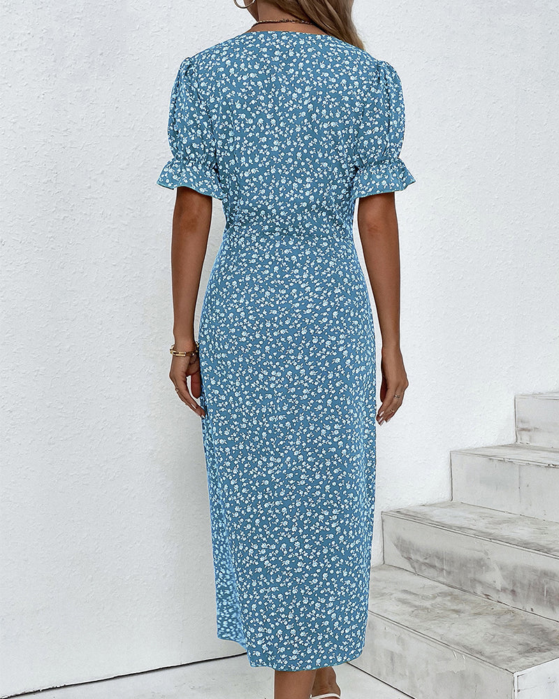 Yara® | Fine Dress With Buttons