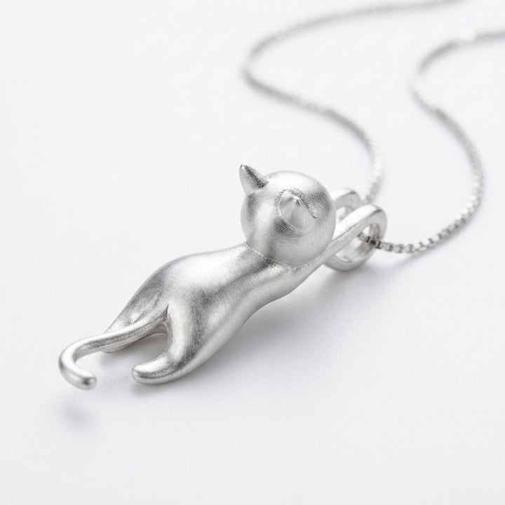 Ashley™ | Playful Cat Pendant Necklace