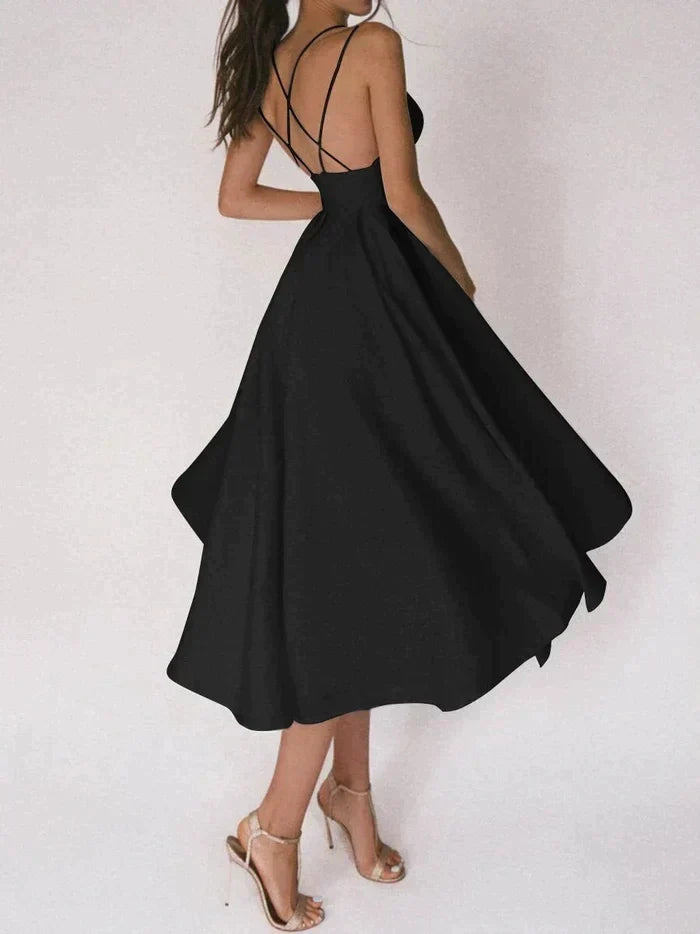 Yessica® | Elegant Dress With V-Neck And Straps
