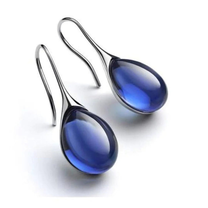 Eloise™ | Elegant Drop Earrings with Gemstone
