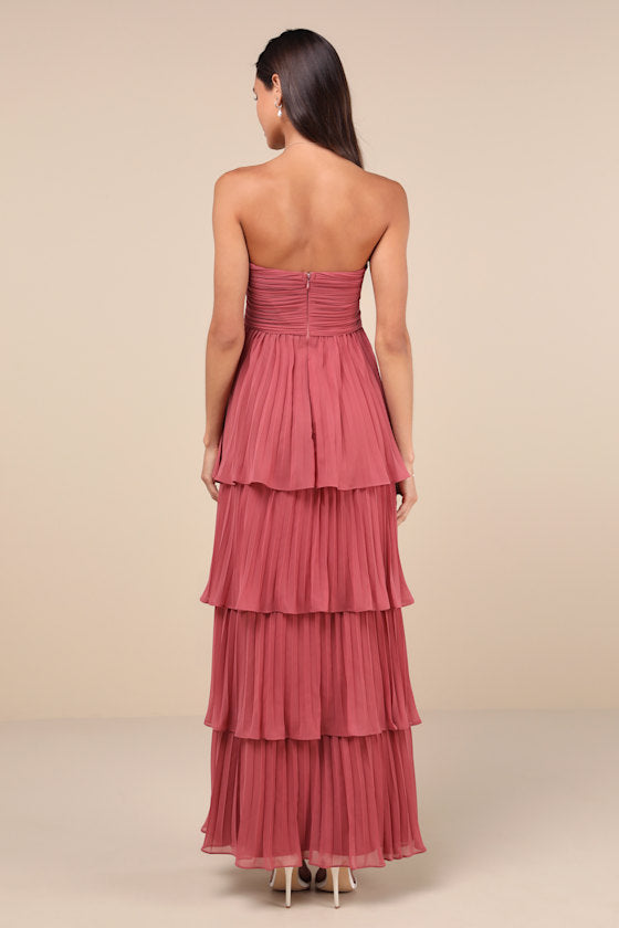 Valeria® | Elegant Strapless Maxi Dress