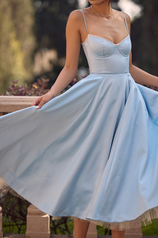 Lorraine® | Strapless V-neck sleeveless tutu maxi dress