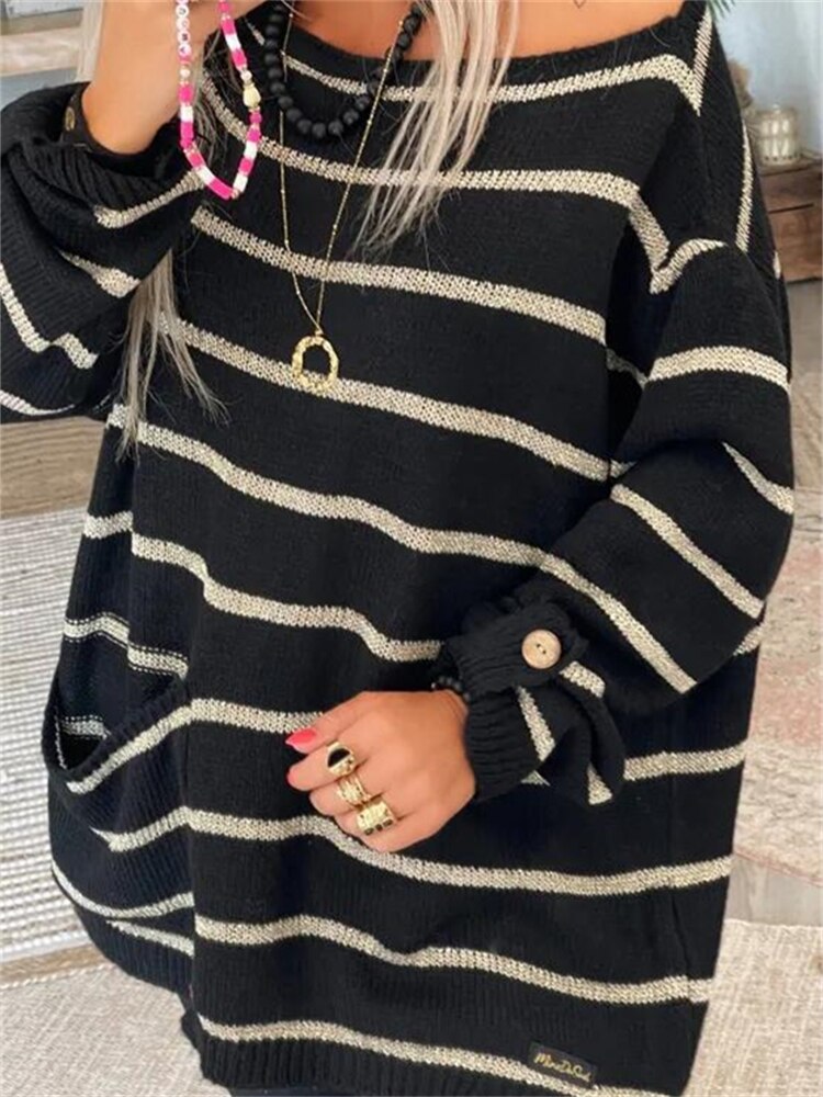 Nerina  | Striped elegant sweater