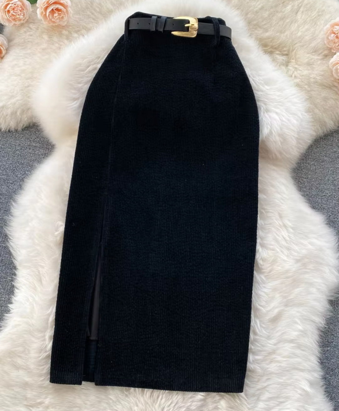 Juliana® | Long skirt with slit for women