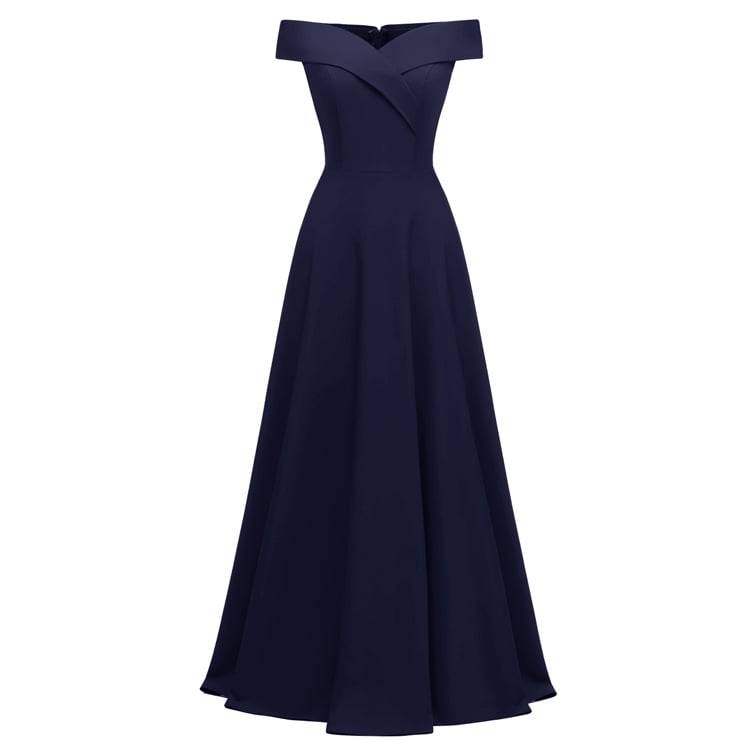 Trinidad® | Elegant Off-Shoulder Long Catwalk Evening Dress