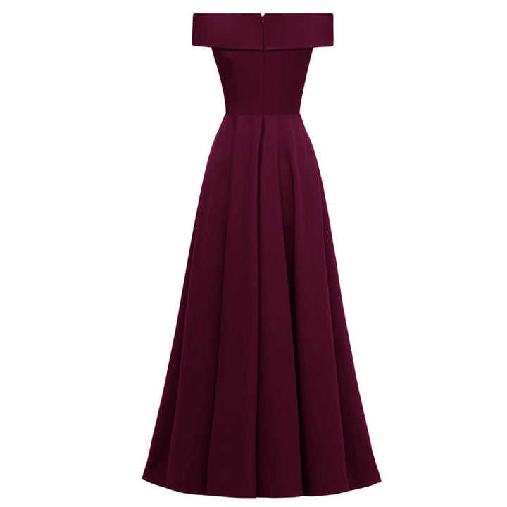 Trinidad® | Elegant Off-Shoulder Long Catwalk Evening Dress