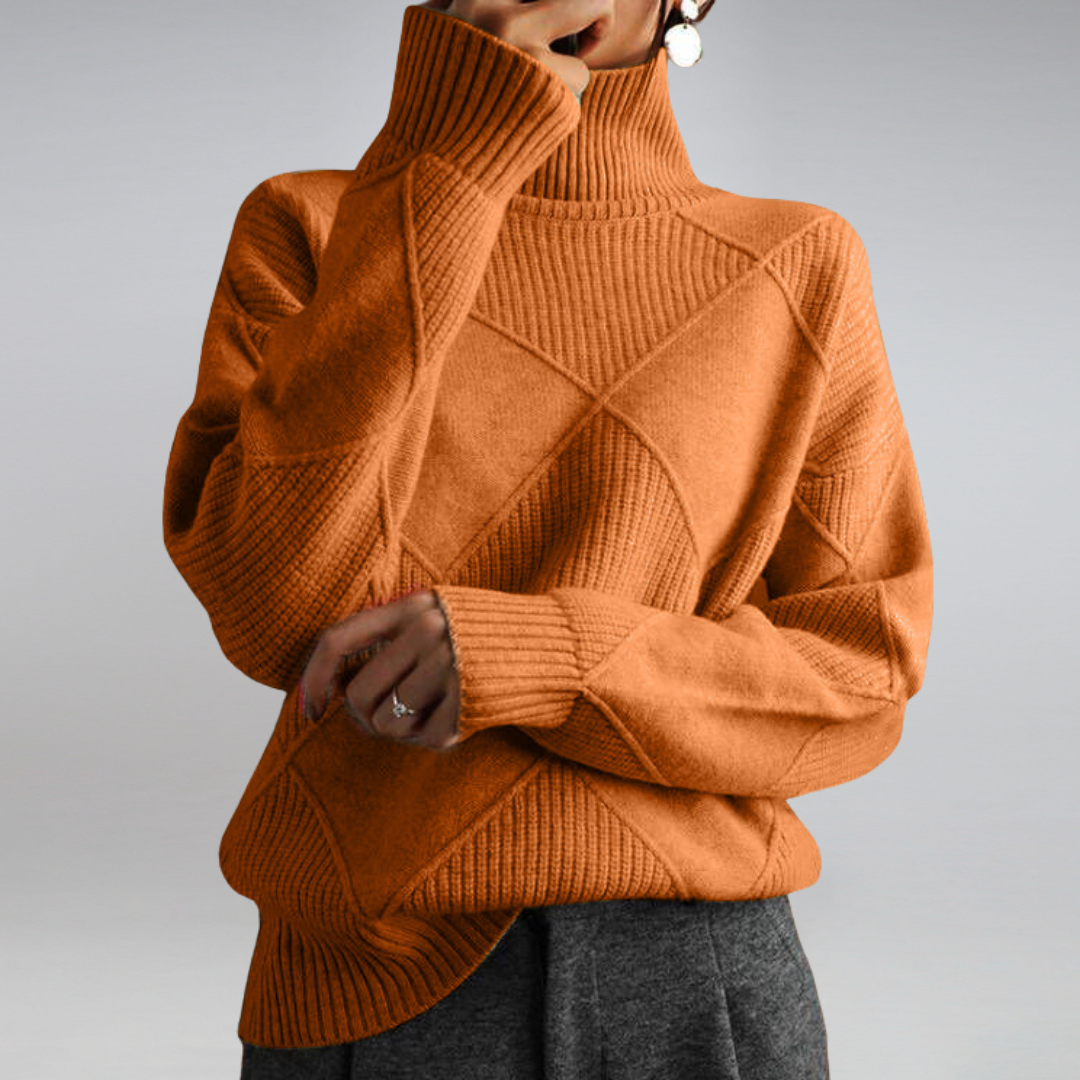 Elysia  | Cashmere turtleneck sweater