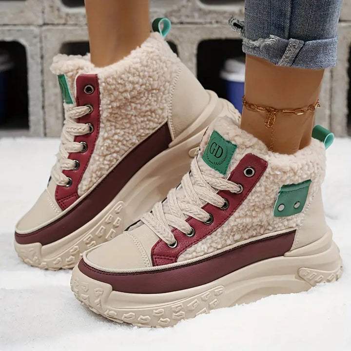 Edna | Waterproof plush ankle boots