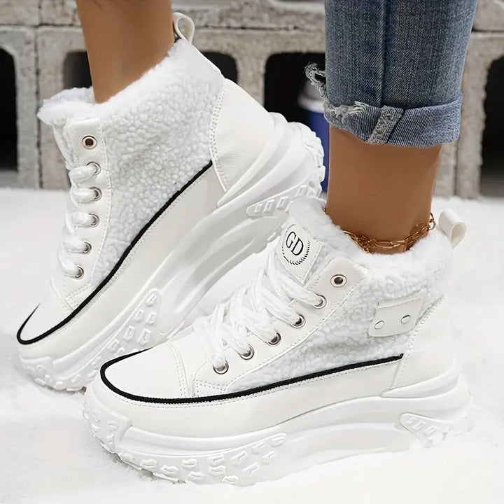 Edna | Waterproof plush ankle boots