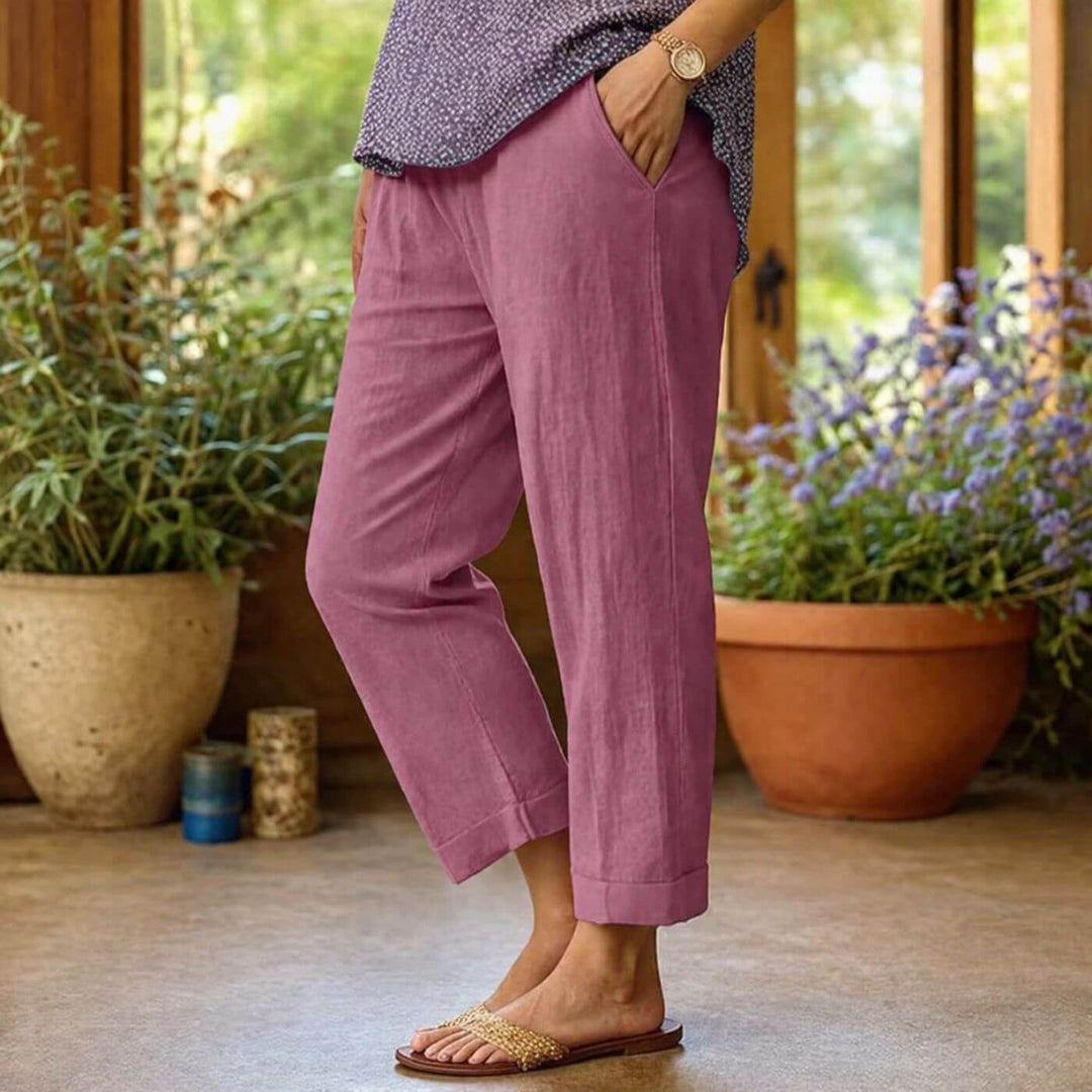 Allison™ | Lightweight Cropped Summer Trousers