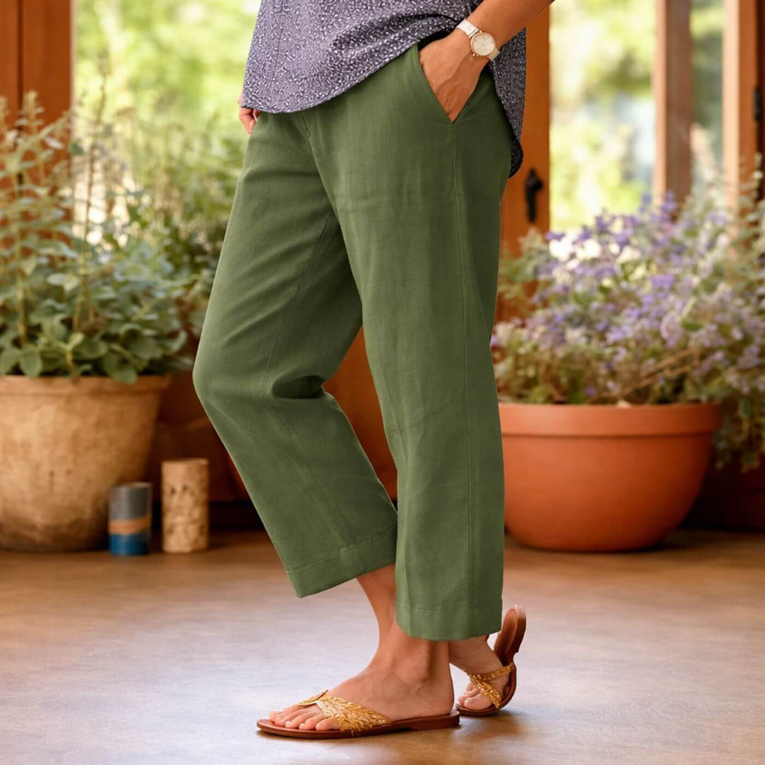 Allison™ | Lightweight Cropped Summer Trousers