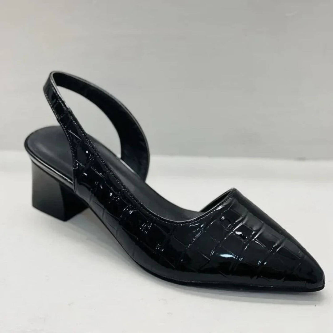 Bella™| Pointed Toe Slingback Low Heels