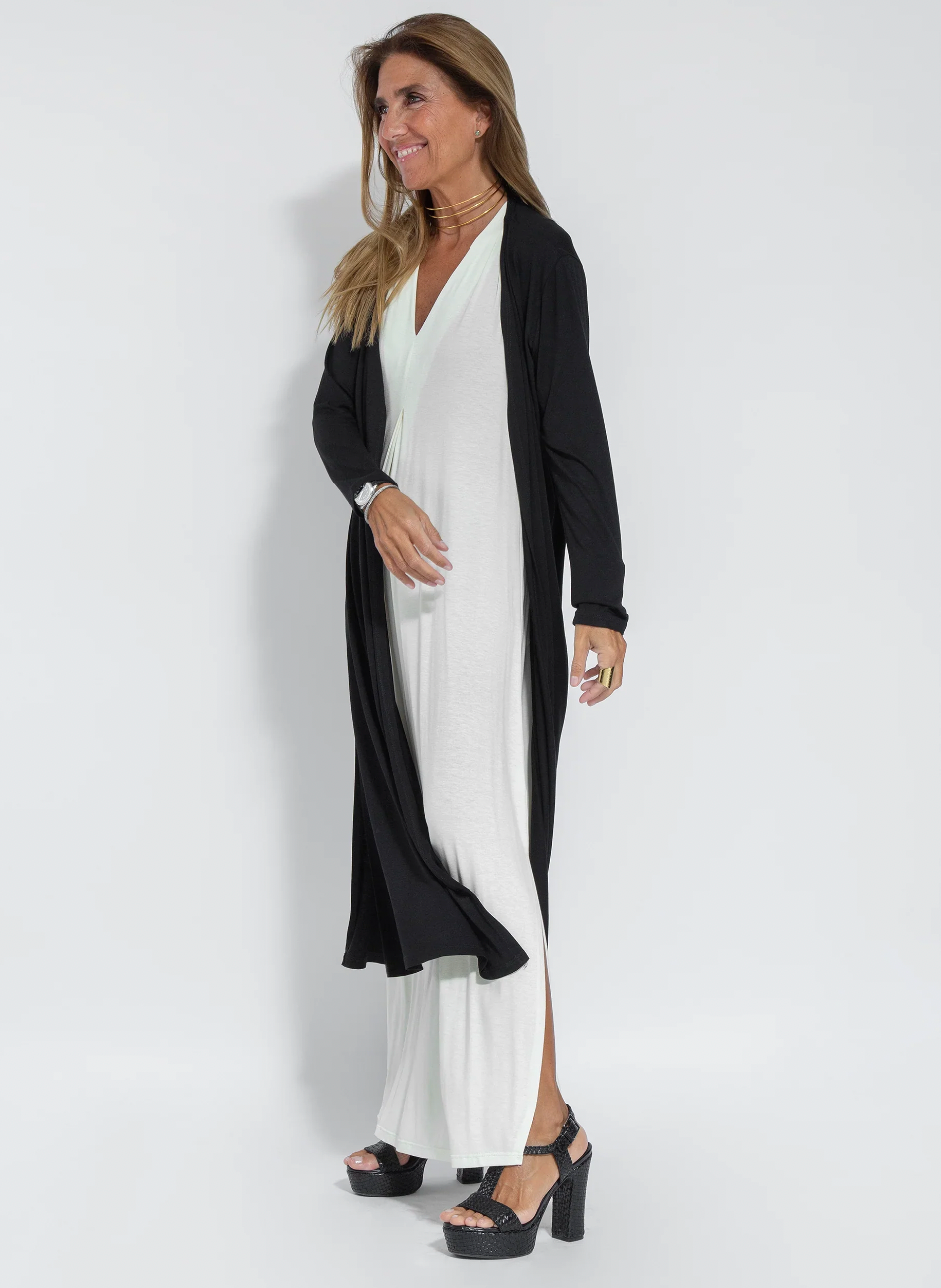 Yazmín® | Long Slimming Dress And Vest Set