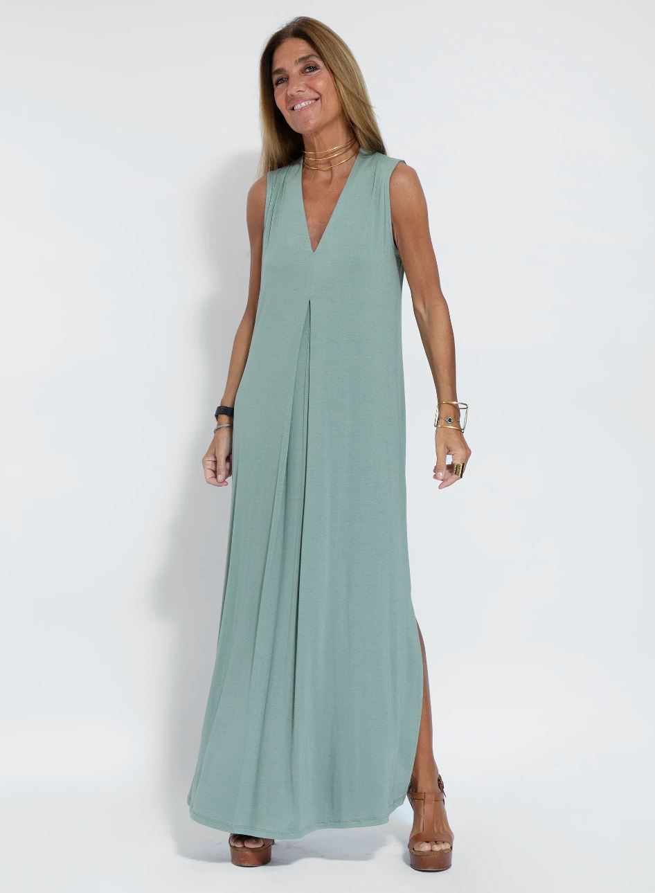 Yazmín® | Long Slimming Dress And Vest Set