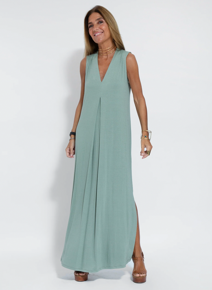 Yazmín® | Long Slimming Dress And Vest Set