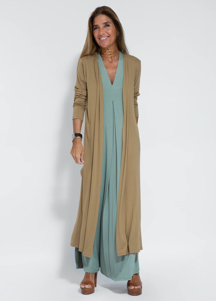 Yazmín® | Long Slimming Dress And Vest Set