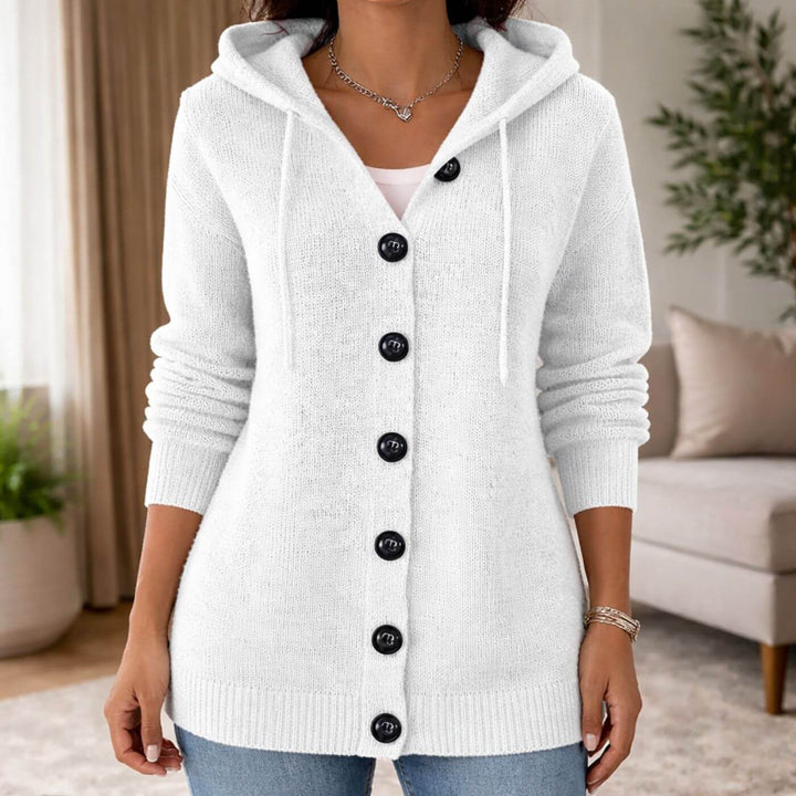 Brielle™| Knitted Button-Up Hoodie Cardigan