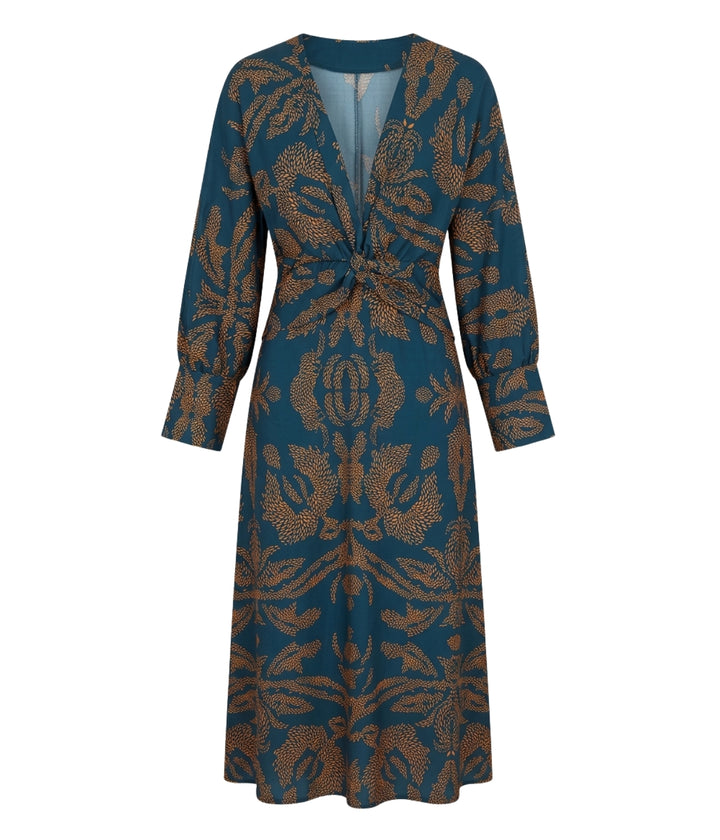 Carolina® | Dress knot V-neck maxi dress