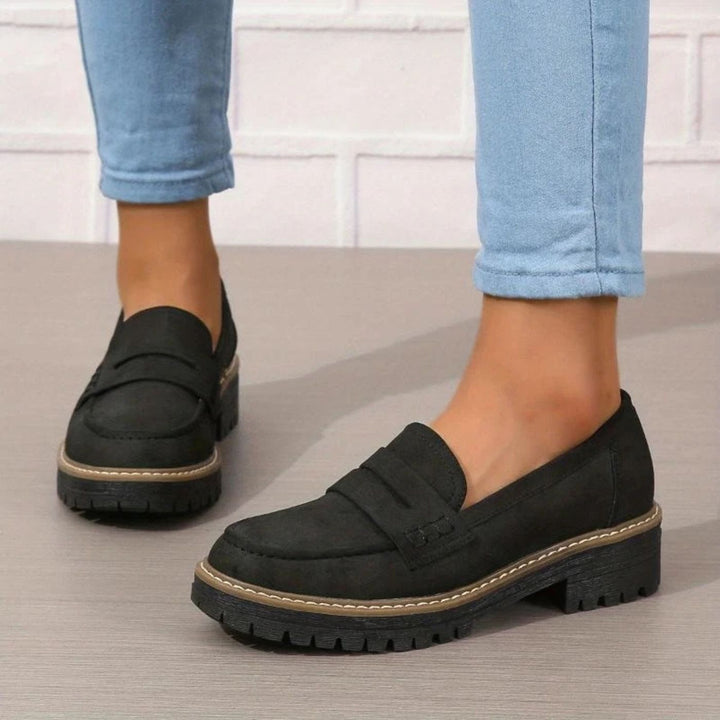 Eva™| Chunky Sole Slip-On Loafers