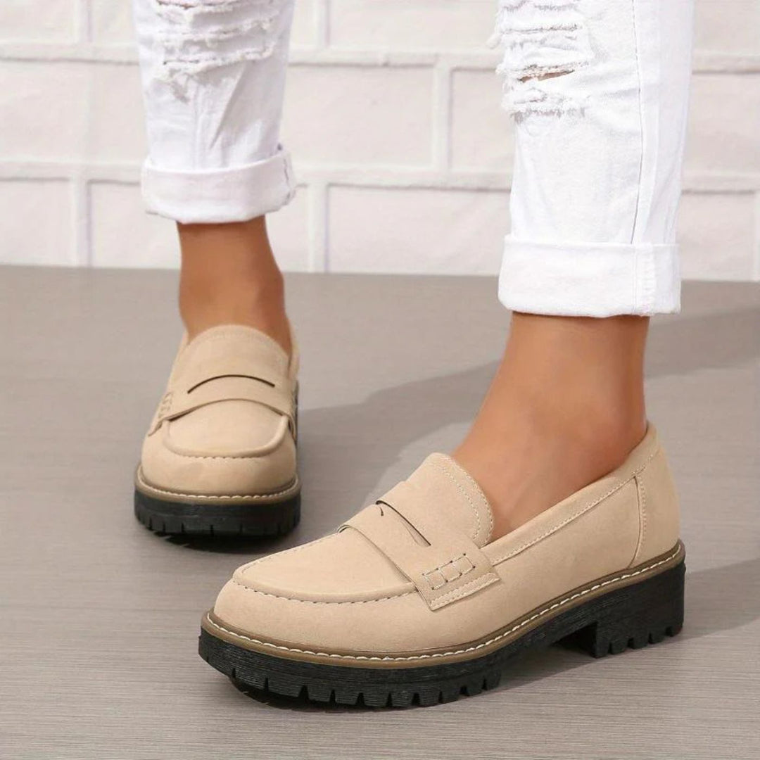 Eva™| Chunky Sole Slip-On Loafers