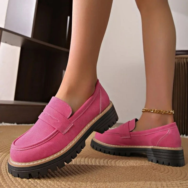 Eva™| Chunky Sole Slip-On Loafers