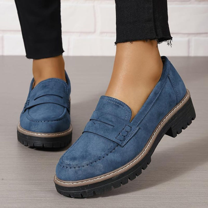 Eva™| Chunky Sole Slip-On Loafers