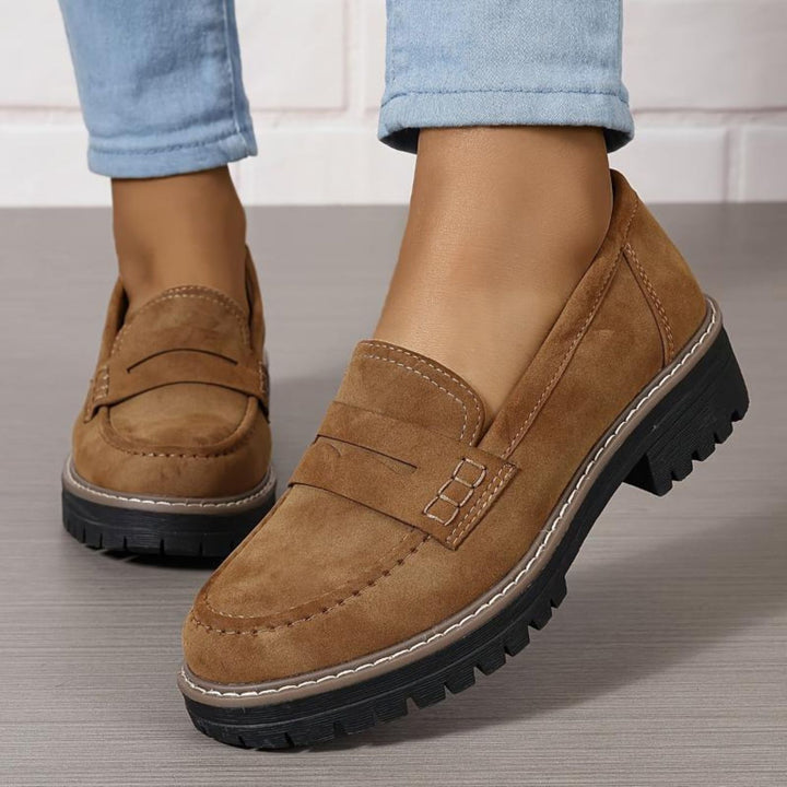 Eva™| Chunky Sole Slip-On Loafers