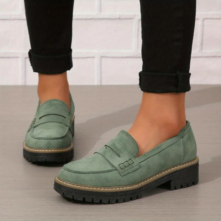 Eva™| Chunky Sole Slip-On Loafers