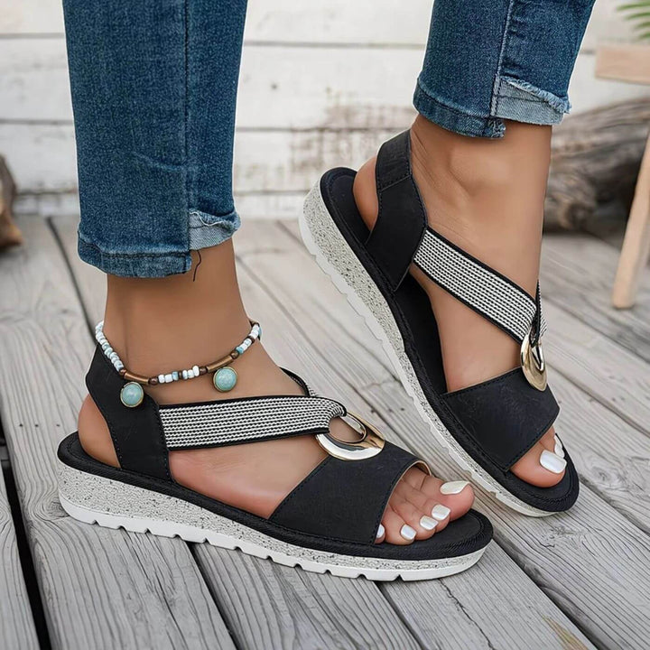Jade™| Lightweight Comfort Sandals with Ring Detail