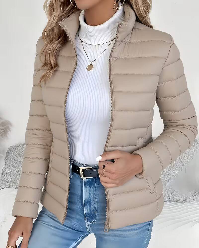 Julia™ | Lightweight Quilted Zip-Up Puffer Jacket