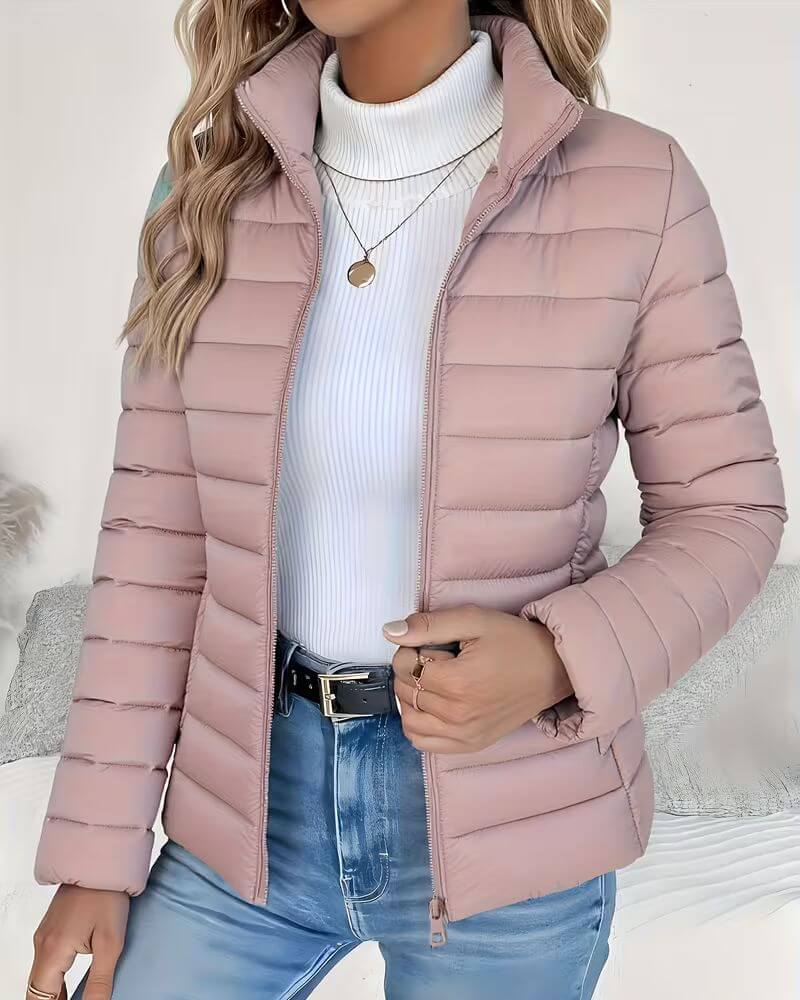 Julia™ | Lightweight Quilted Zip-Up Puffer Jacket
