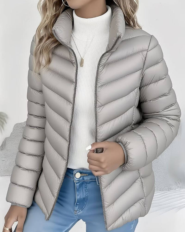Julia™ | Lightweight Quilted Zip-Up Puffer Jacket