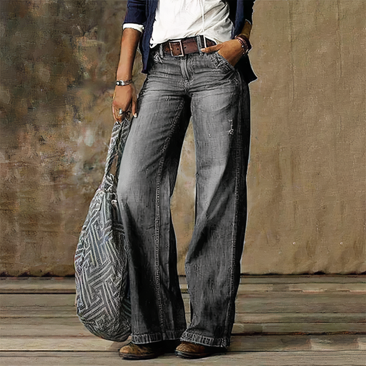 Georgina® | Retro High Waist Denim Jeans