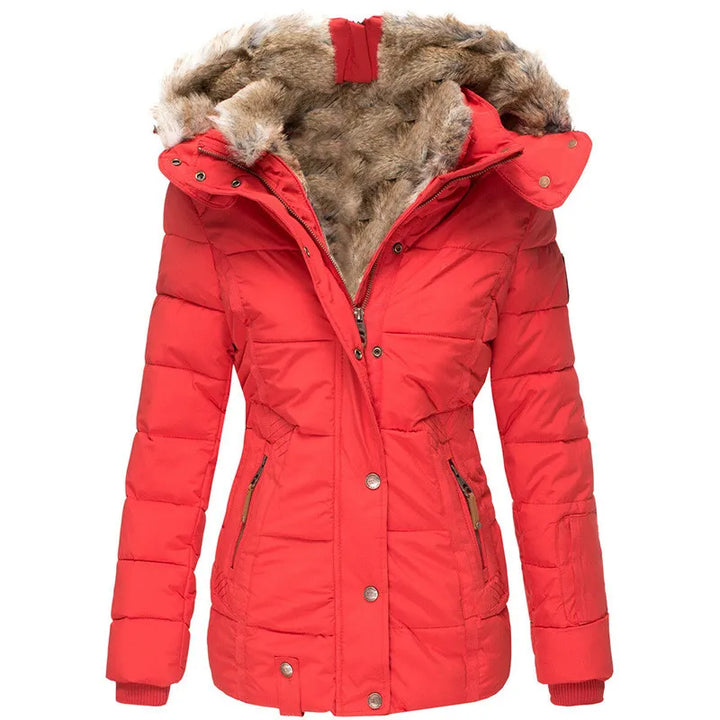 Eira  | Warm winter coat with fur lining