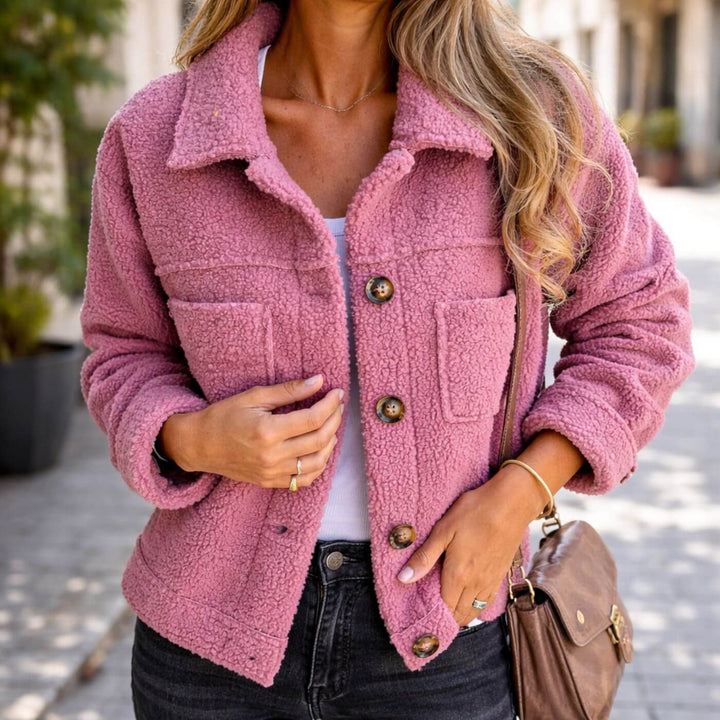 Madison™ | Cozy Teddy Fleece Button Jacket