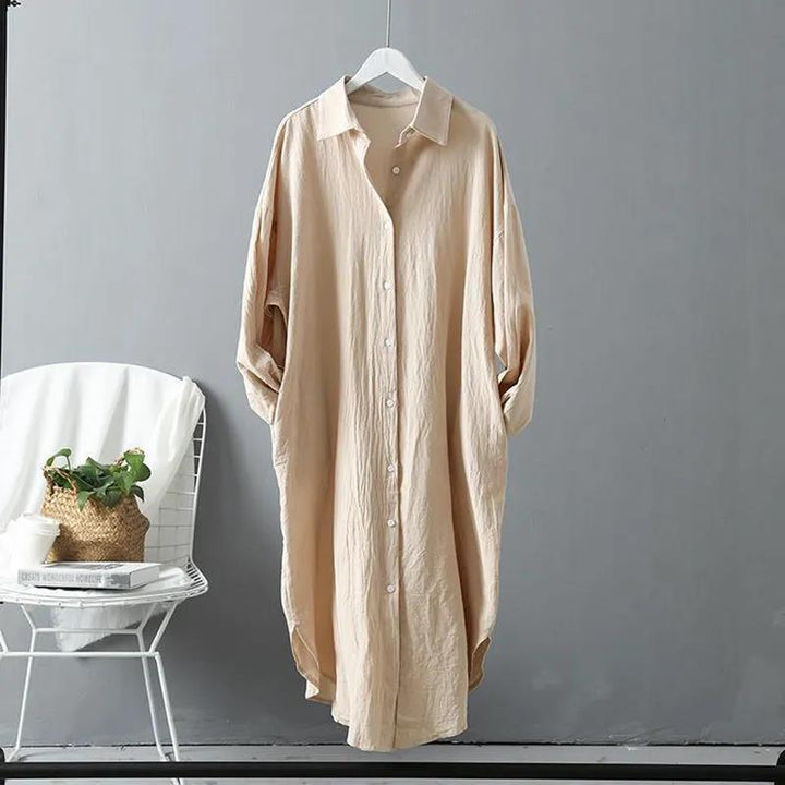 Jessica® | Long and flowing linen shirt