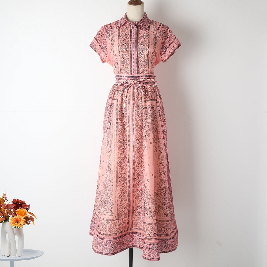 Scarlett® | Impera printed blouse and falda set
