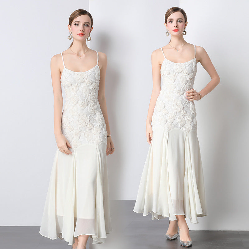 Marta® | Women'S Evening Dress With Elegant Lace Top And Flowing Skirt