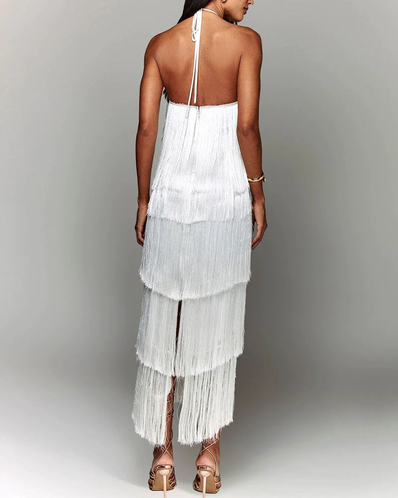 Dorotea® | Luxury dress with tassels