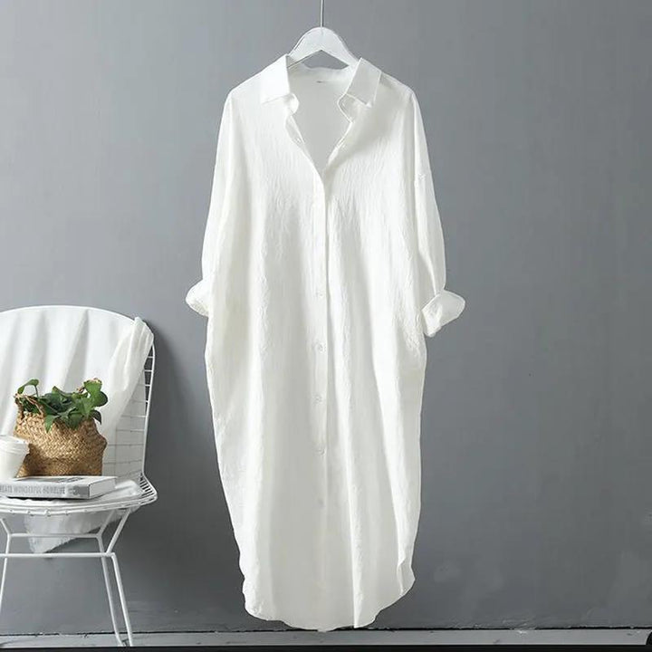 Jessica® | Long and flowing linen shirt