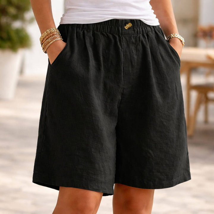 Peyton™ | Elastic Waist Loose Fit Shorts