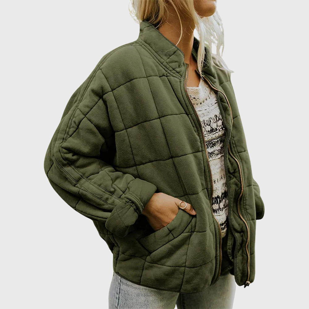 Amy | Quilted jacket with an elegant oversized look