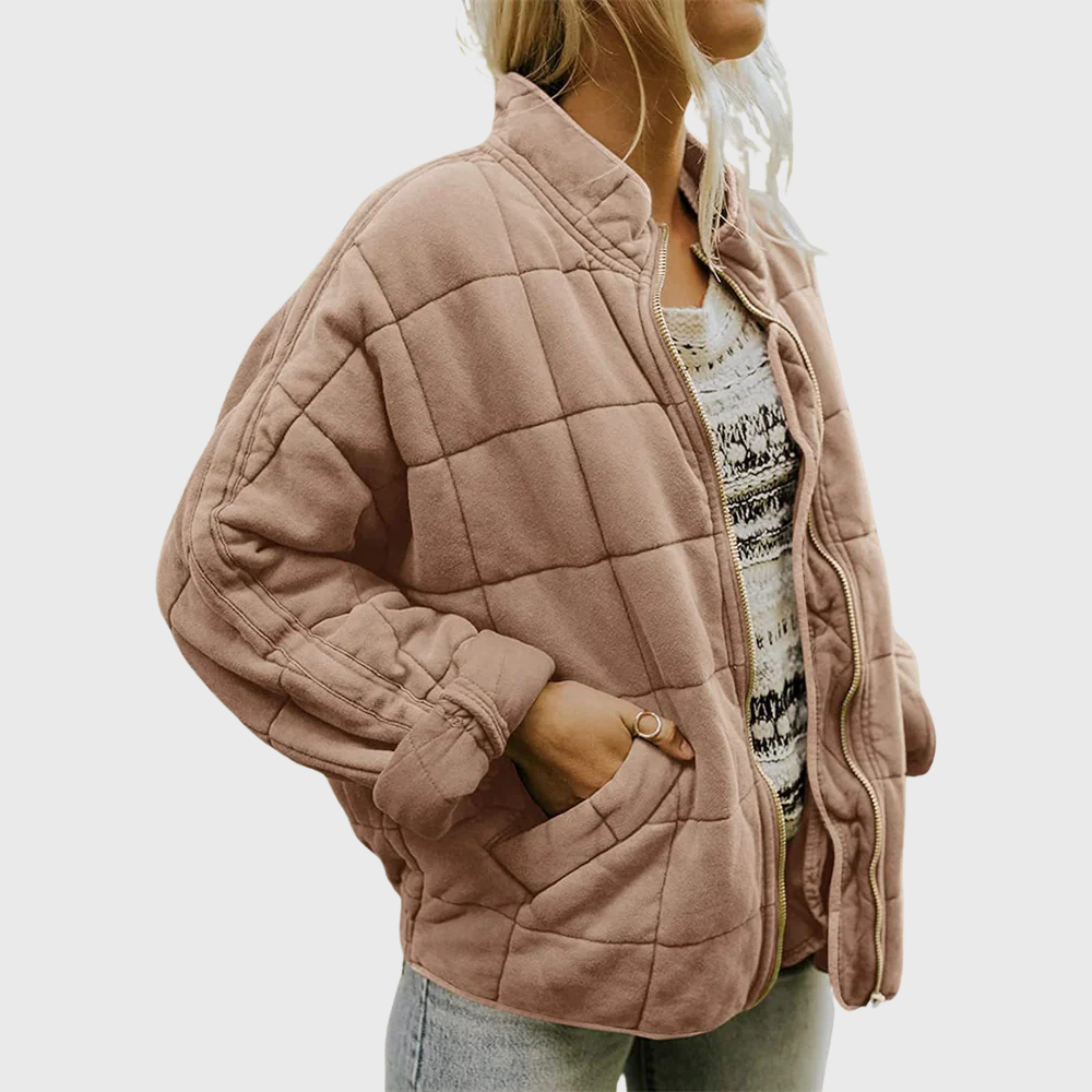 Amy | Quilted jacket with an elegant oversized look